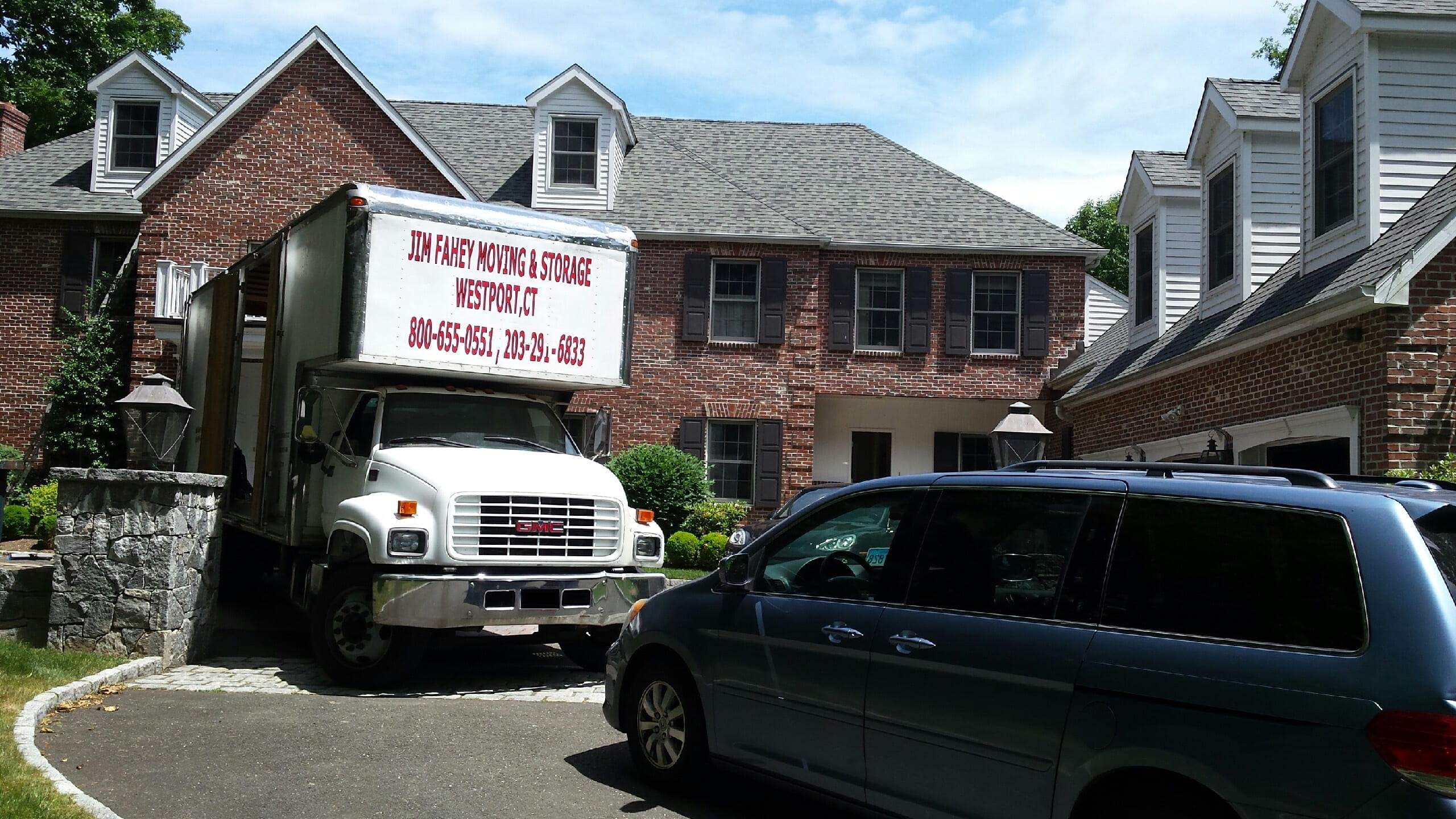 Professional moving fleet vehicle — Jim Fahey Moving & Storage